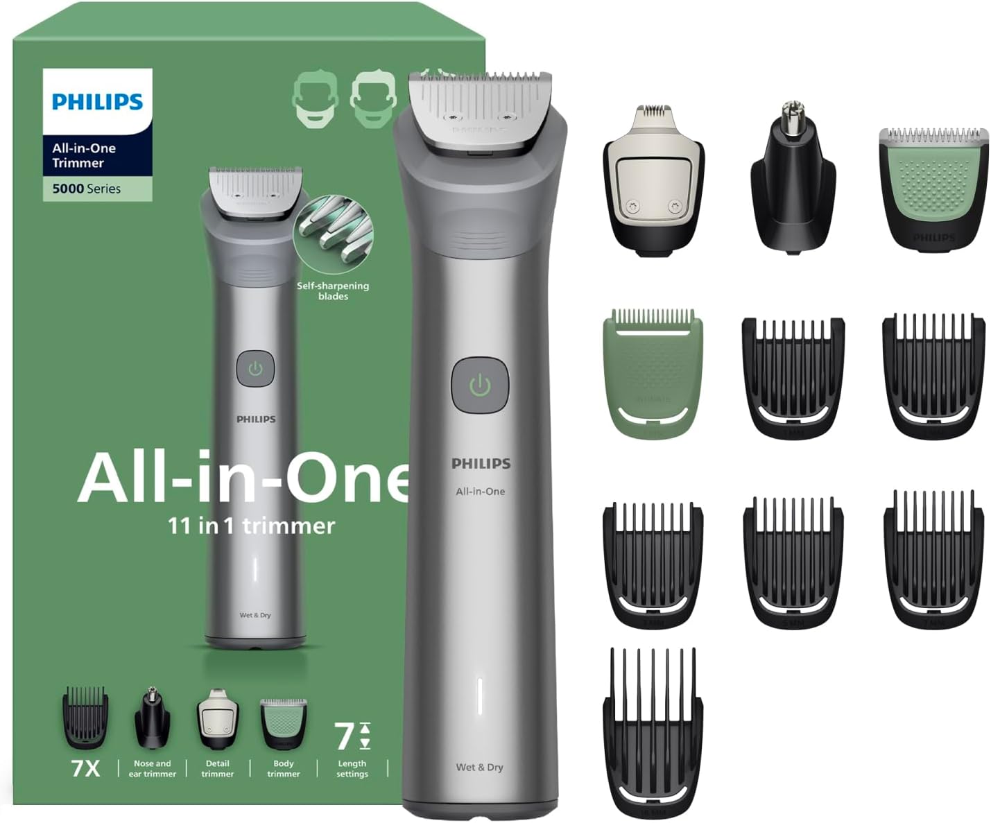 Philips 5000 Serisi MG5932/15 11i1 Arada Erkek Bakım Seti